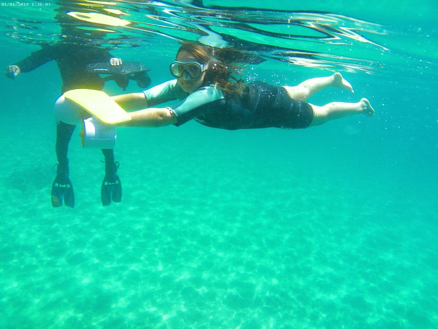 From Sesimbra: Exclusive!!! Sea Scooter Snorkeling Boat Tour - Key Points