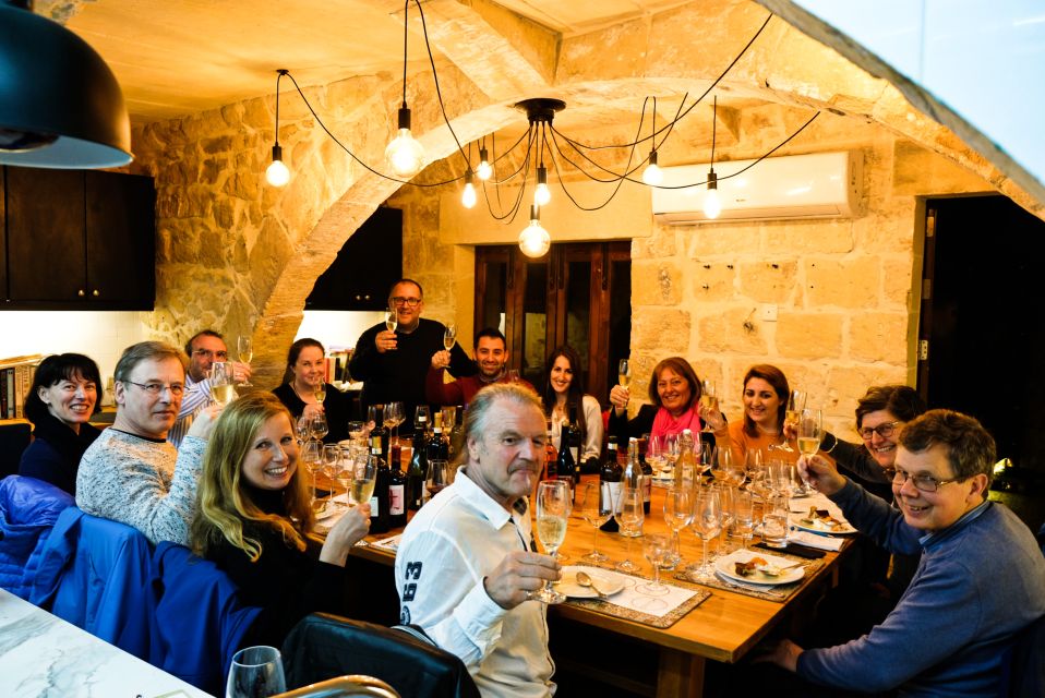 Gozo: Wine Tasting & Open Kitchen Dinner - Key Points