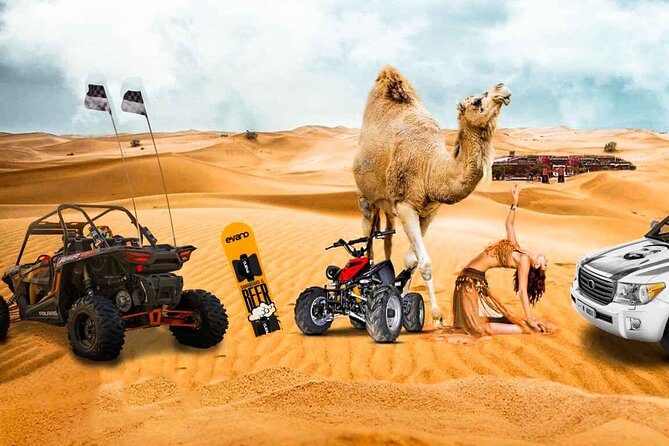 Half Day Desert Safari || Sand Boarding || Camel Ride || Inland Sea Visit || - Key Points