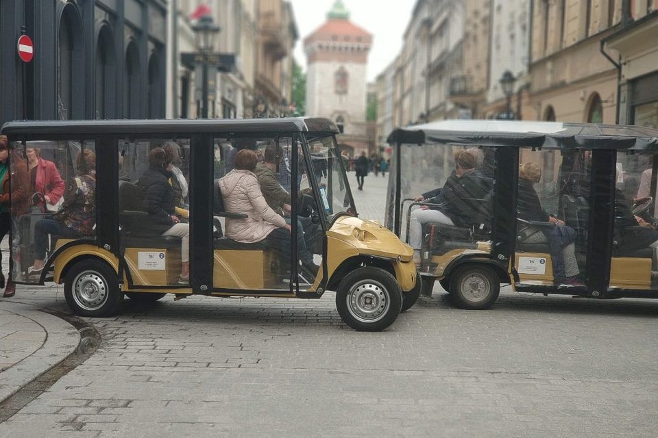 Krakow: Old Town, Ghetto, and Kazimierz Golf Cart Tour - Key Points