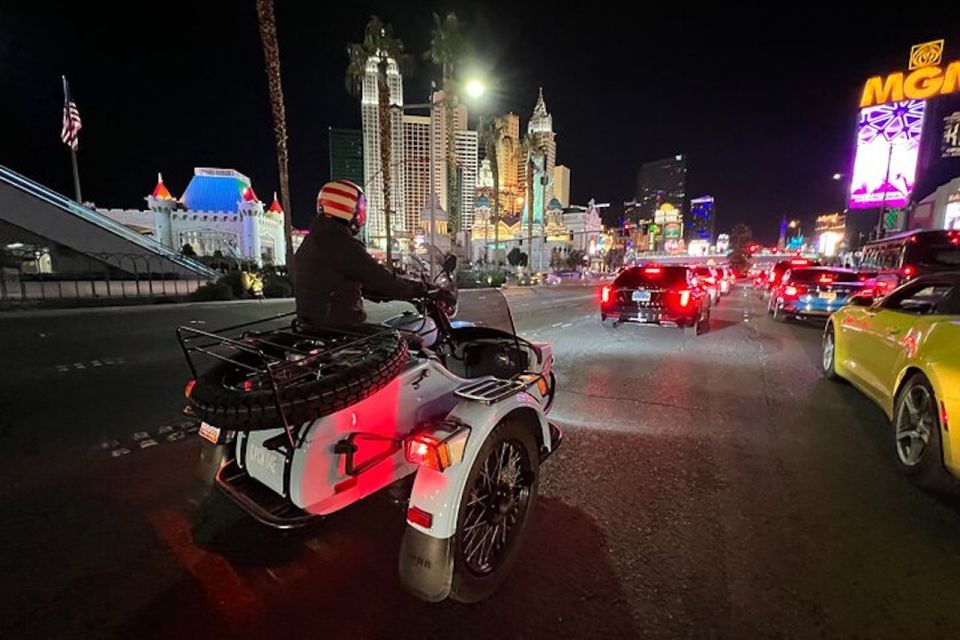 Las Vegas: Sidecar Tour of the Las Vegas Strip by Night - Key Points