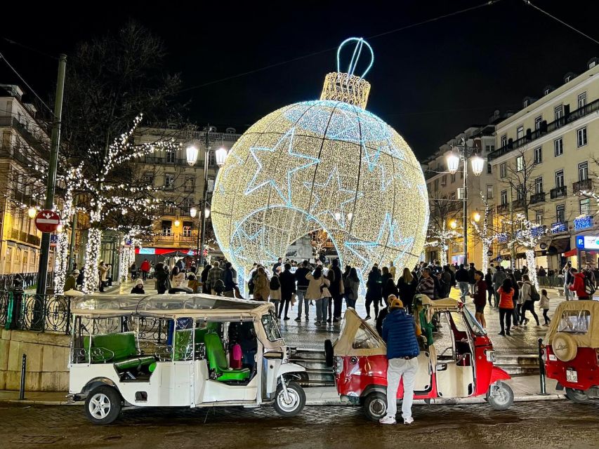 Lisbon: Christmas Lights Tour by Tuk Tuk - Key Points