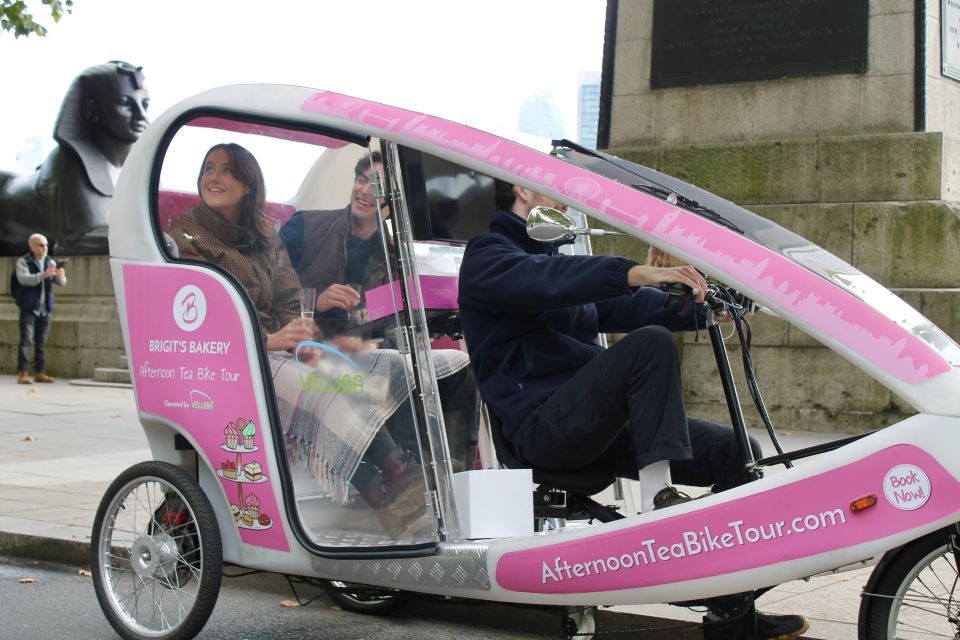 London: Pedicab Bike Tour With Afternoon Tea - Key Points