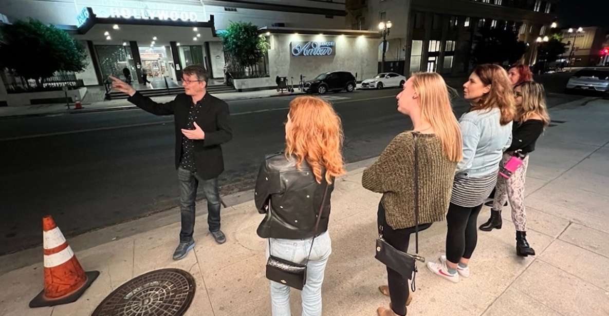 Los Angeles: Downtown Hollywood Guided Ghost Walking Tour - Key Points