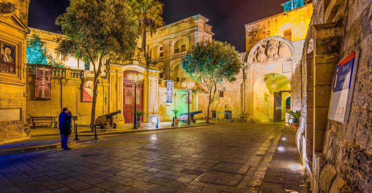 Mdina: Valletta Waterfront Area, Mdina, and Rabat Night Tour - Key Points