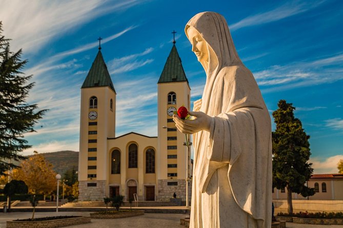 Medjugorje Private Tour From Dubrovnik Visiting Apparition Hill - Key Points