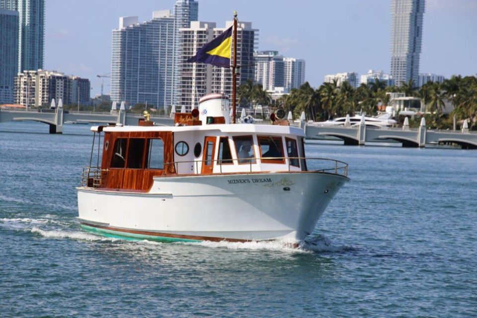 Miami: Miami Skyline Vintage Yacht Cruise, - Key Points