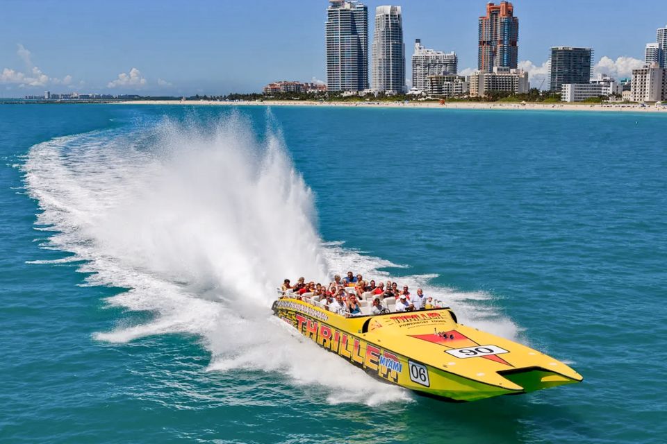 Miami: Sightseeing Speedboat Tour - Key Points