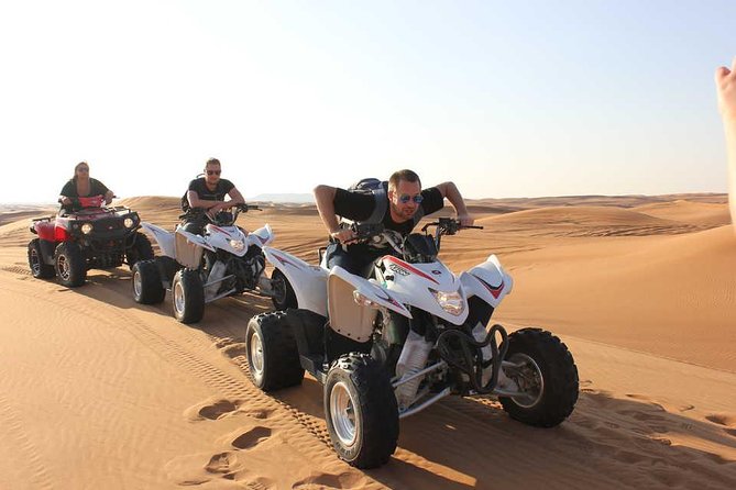 Morning Desert Safari With Quad Bike, Sand Boarding & Camel Ride - Key Points