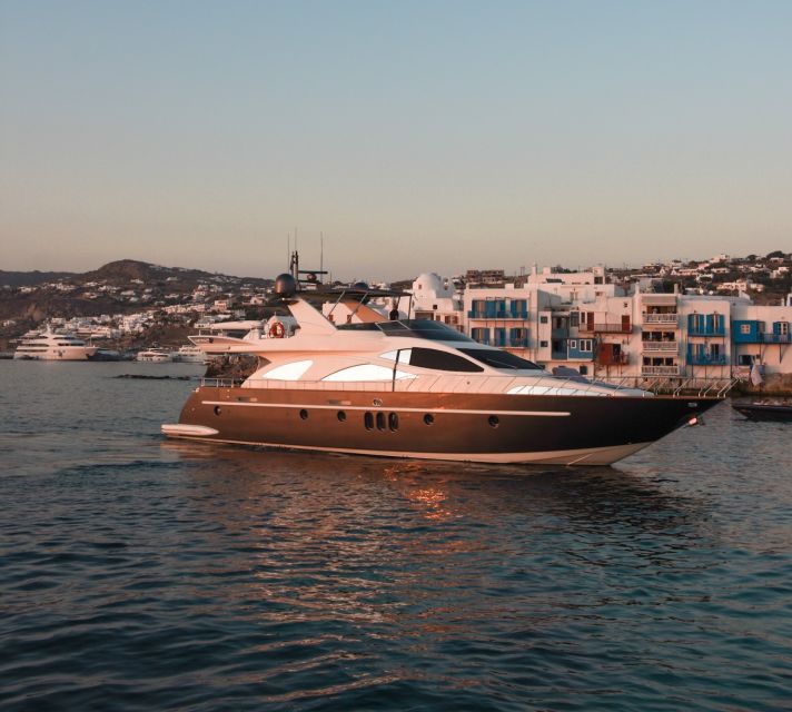 Mykonos: Private Luxury Yacht Cruise With Snacks and Drinks - Key Points