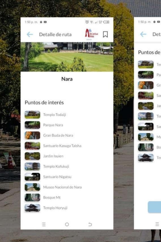 Nara Self-Guided App With Multi-Language Audio Guide - Key Points