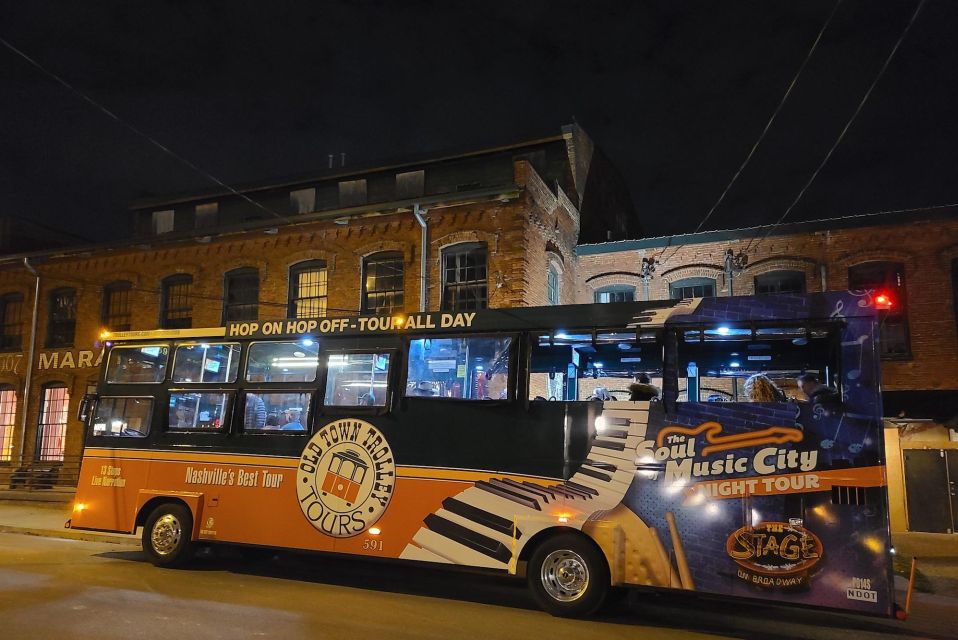 Nashville: Music City Nighttime Trolley Tour - Key Points