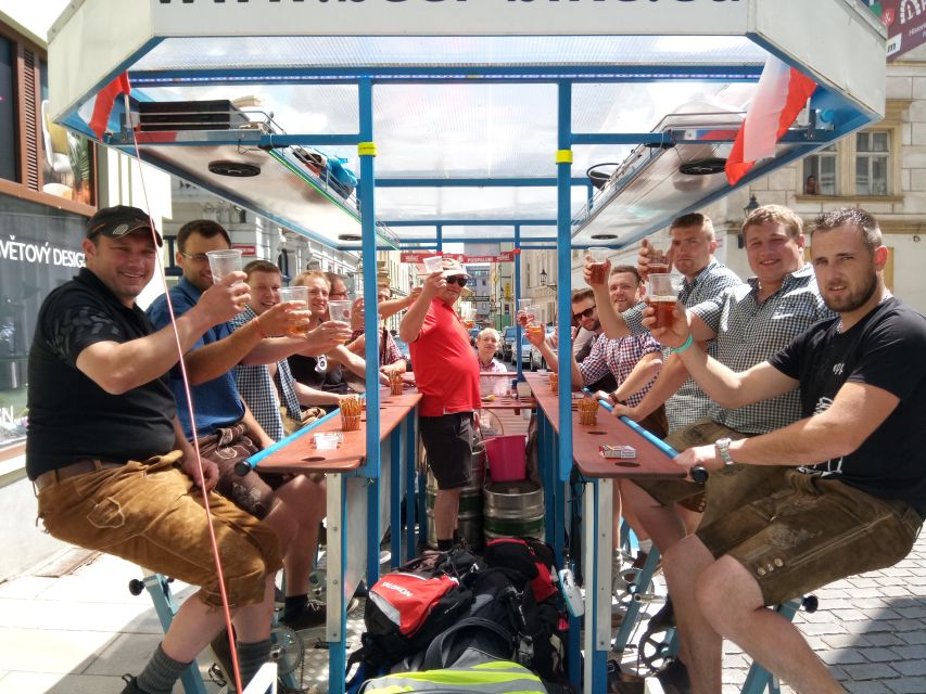 Pilsen: 1.5-Hour Beer Bike With Unlimited Beer - Key Points