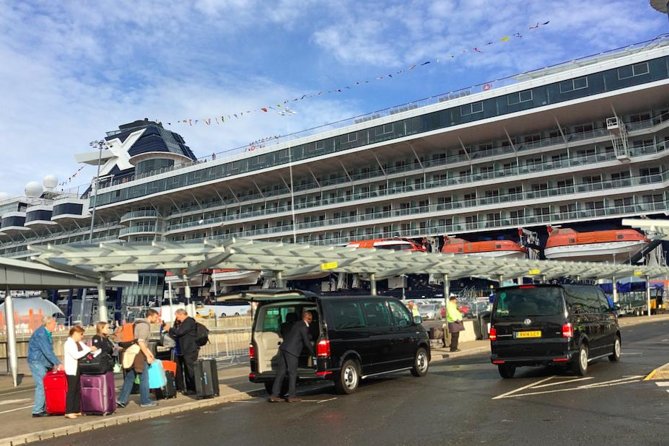 Port Arrival or Departure Shared Ride to London and Southampton - Key Points