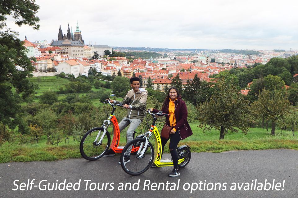 Prague: E-Bike/E-Scooter Viewpoint Tour - Key Points