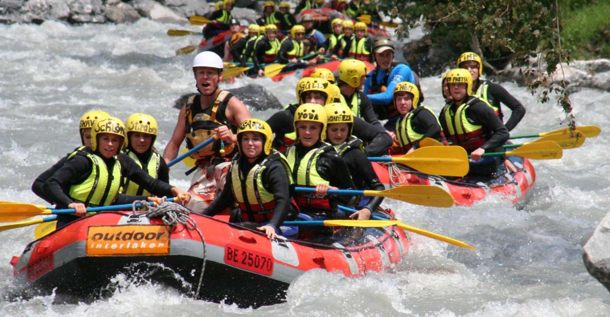 Rafting in Interlaken With Return Transfer From Lucerne - Key Points