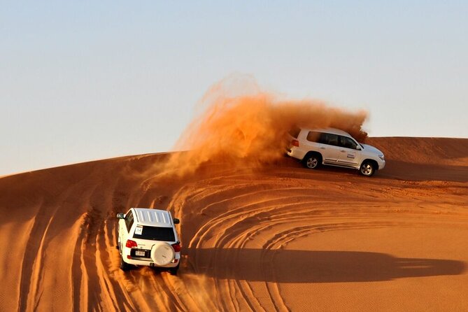 Red Dune Evening Desert Safari With Sandbashing and BBQ Dinner - Key Points