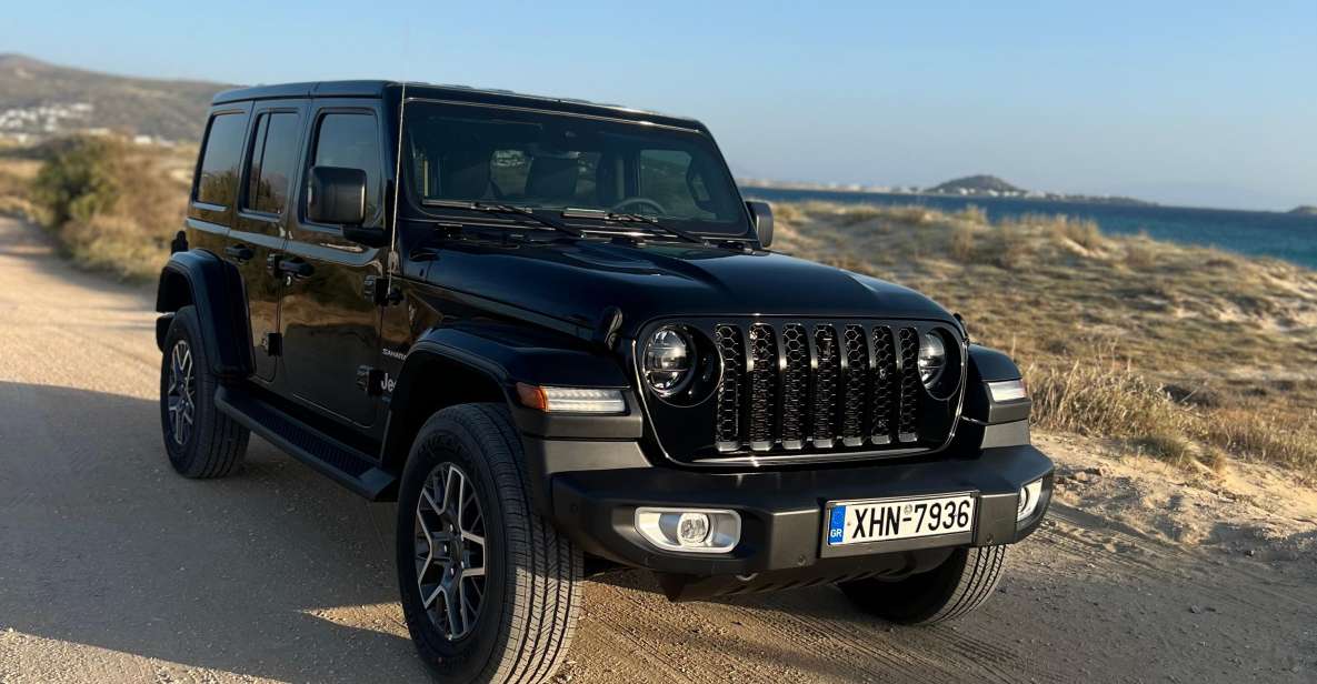 Rent Exclusive Jeep Wrangler 4x4e in Naxos - Key Points