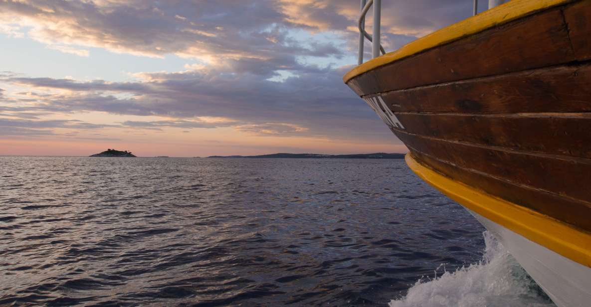 Rovinj: Sunset Boat Trip With Dolphin Watching - Key Points