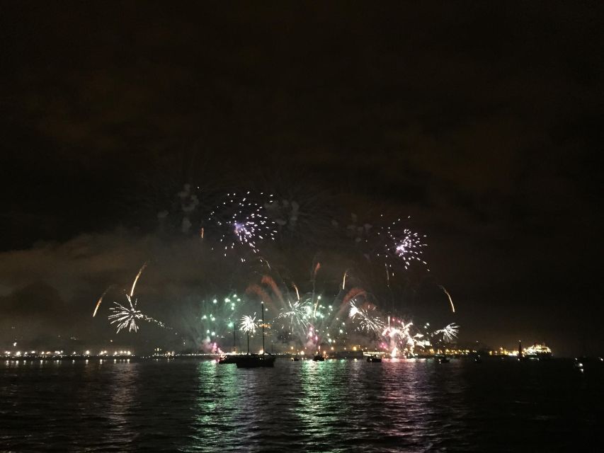 Sail Into 2025: Lisbon Fireworks From the River - Key Points