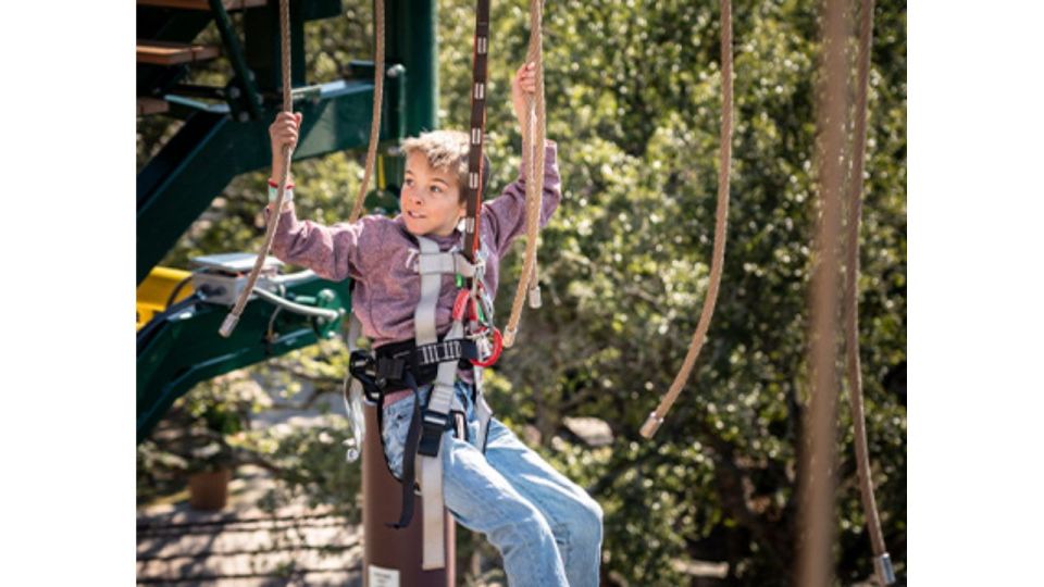 San Antonio: Twisted Trails Zip Rails, Ropes & Climbing Wall - Key Points