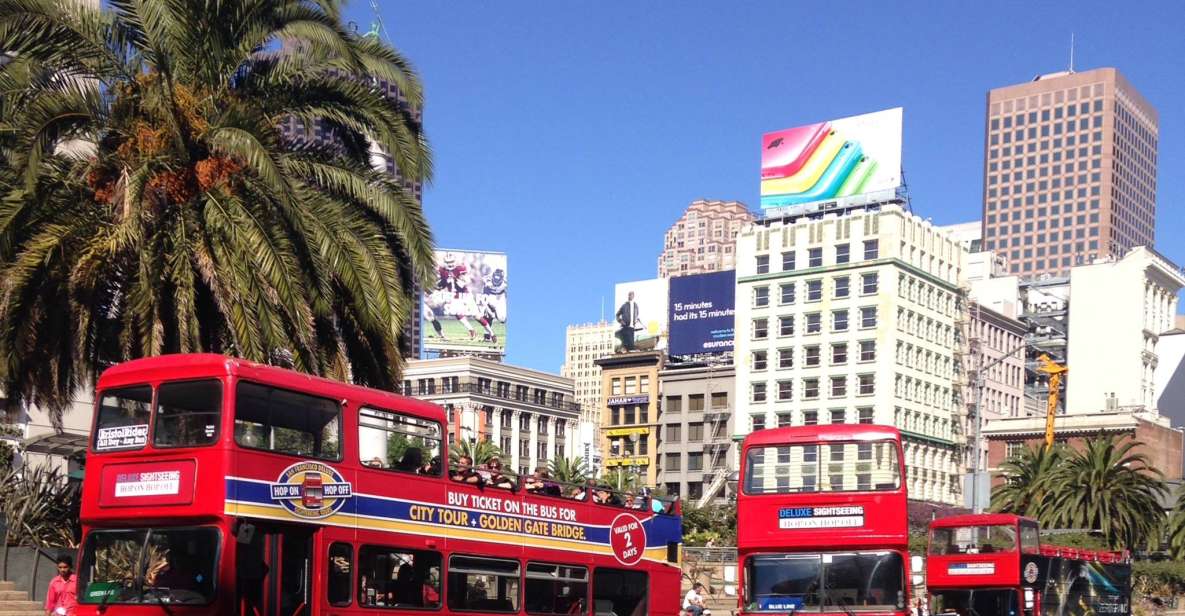 San Francisco: Hop-On Hop-Off Deluxe Bus Tour With 20 Stops - Key Points