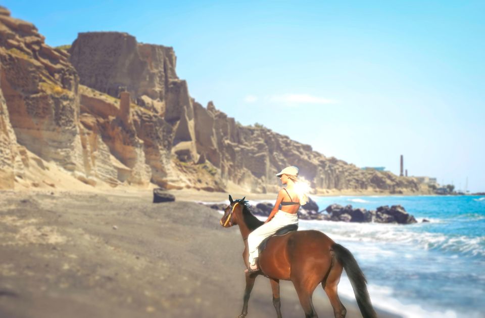 Santorini: 1.5-Hour Horseback Riding Tour on the Beach - Key Points