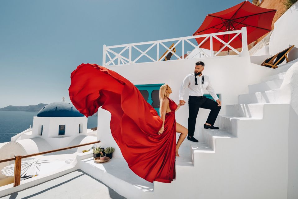 Santorini: Private Flying Dress Photoshoot Experience - Key Points