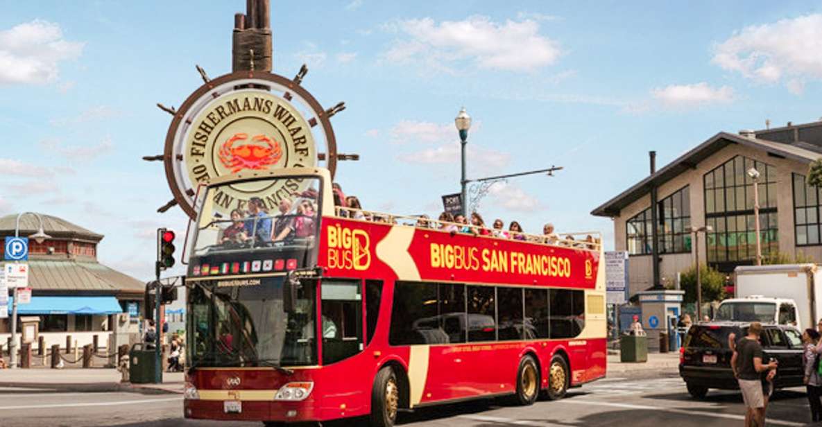 SF: 1-Day Hop-On Hop-Off Tour & Golden Gate Bay Cruise - Key Points