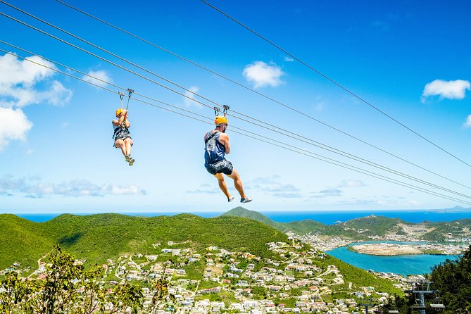 Sky Explorer and Sentry Hill Zip Line Adventure St Maartin - Key Points