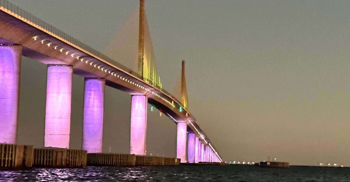 St. Petersburg, Florida: Sunset and Skyway Lights Boat Tour - Key Points