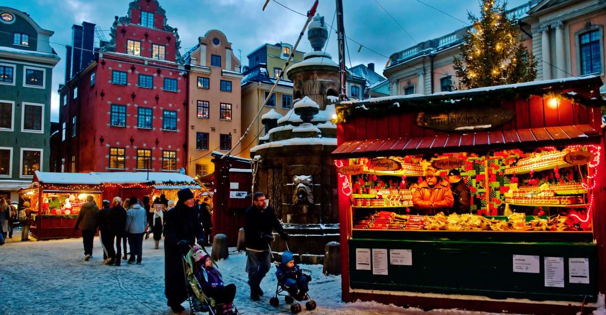 Stockholm: Christmas Lights and Market Walking Tour - Key Points