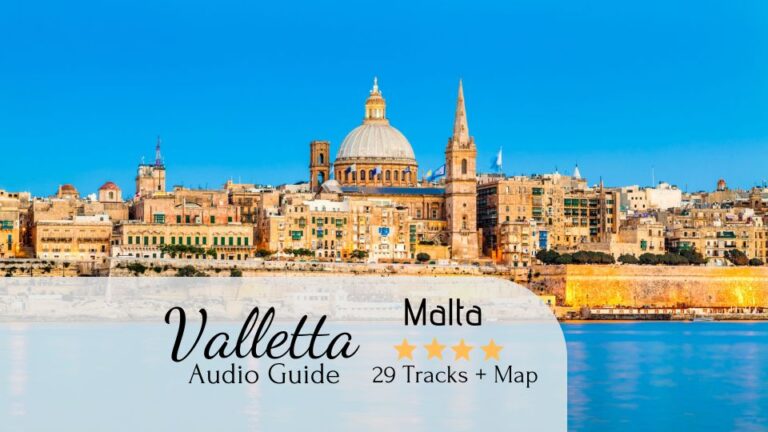 Valletta: Self Guided Audio Tour, Map And Directions Key Points