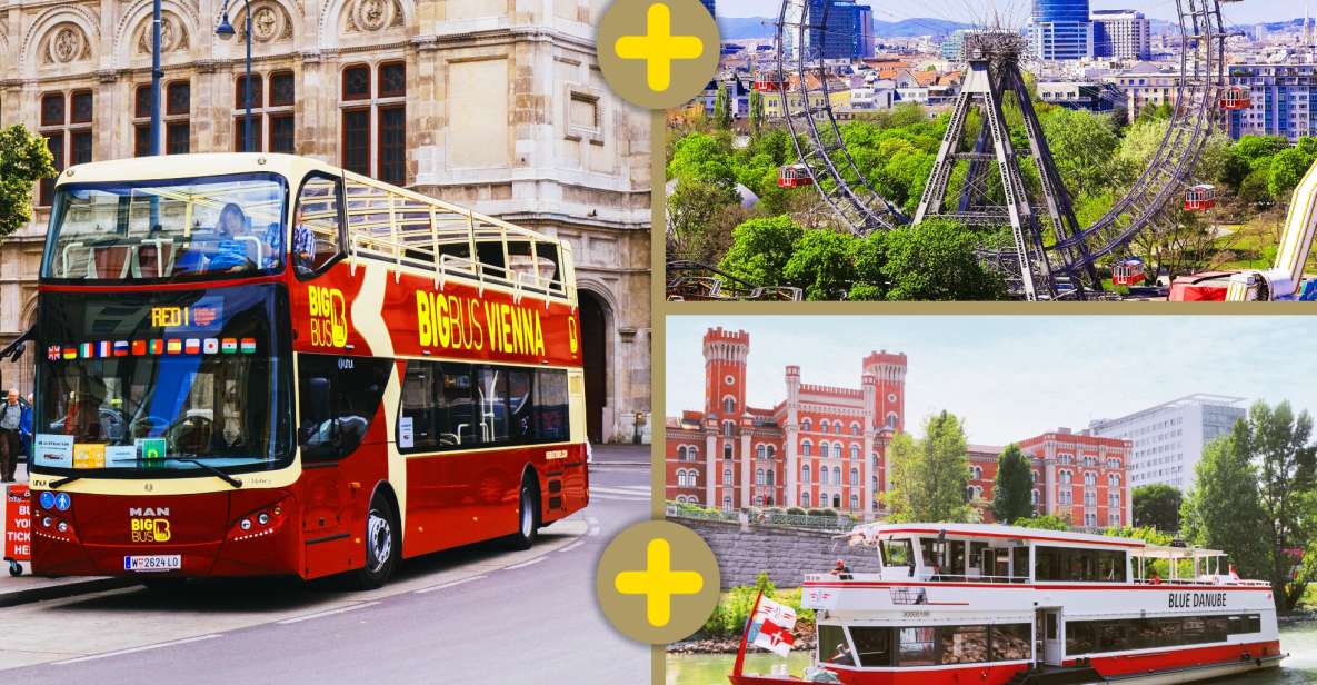 Vienna: City Bus Tour With River Cruise & Ferris Wheel - Key Points