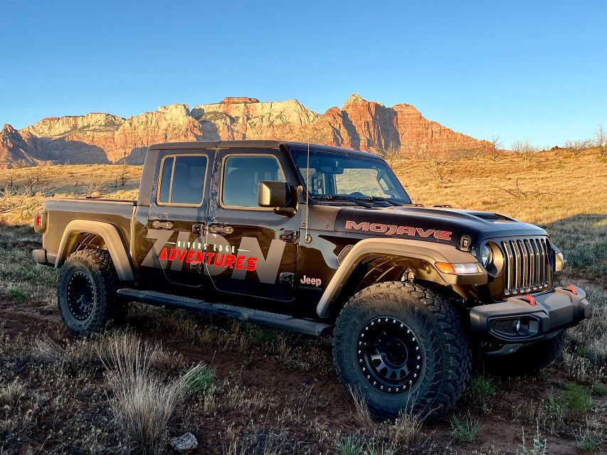 Virgin: Zion National Park Off-Road Vehicle Tour & Hike - Key Points