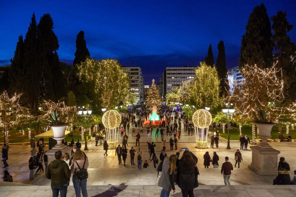 Wondrous Christmas Tour Around Athens - Key Points