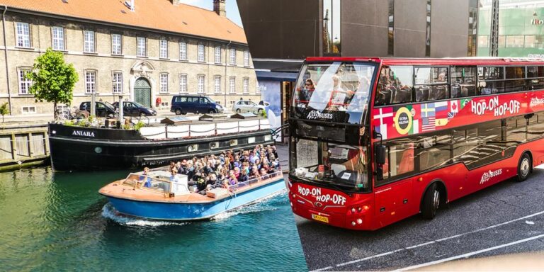 Copenhagen: Hop On Hop Off Bus Tour With Boat Tour Option Tour Overview