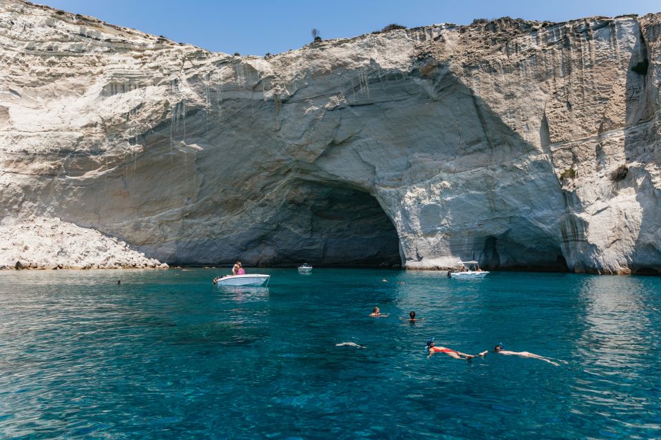 Milos: Kleftiko Cruise With Meal, Drinks and Photos at Sykia - Cruise Overview