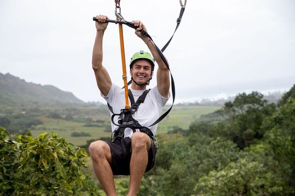 Oahu: Kualoa Jurassic Valley Zipline Tour - Explore Jurassic Valley