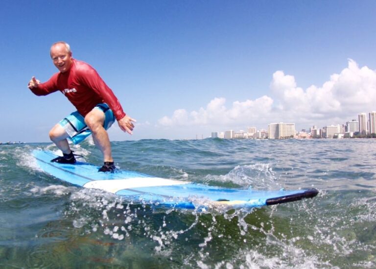 Oahu: Waikiki 2 Hour Beginner Group Surf Lesson Instruction And Safety