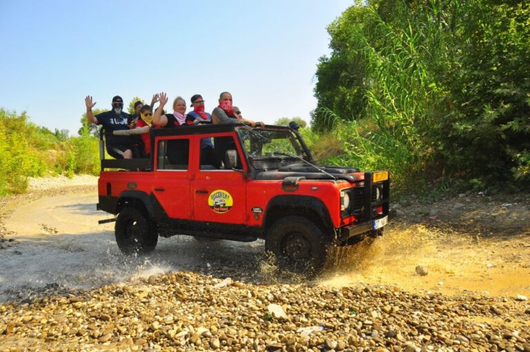 Side: Off Road Jeep Safari W/ Lunch & Waterfall & Boat Trip Tour Duration And Inclusions