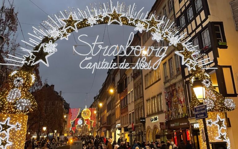 Strasbourg: Christmas Markets Walking Tour With Mulled Wine Exploring The Christmas Capital