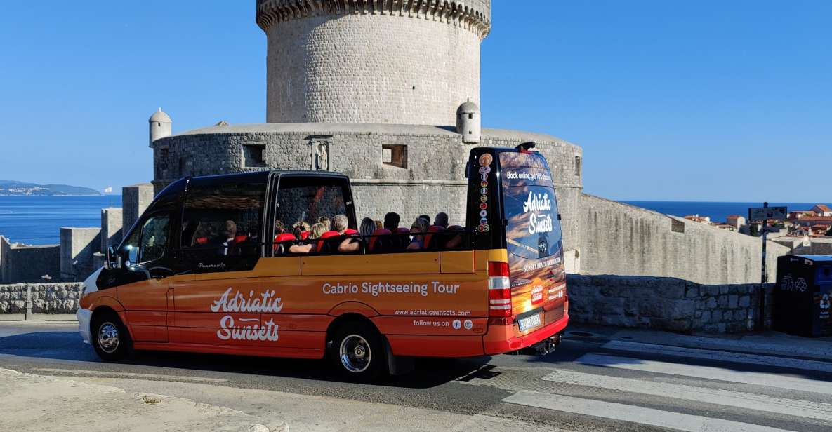 Dubrovnik: Convertible Bus Panorama Tour With Audio Guide - Tour Experience