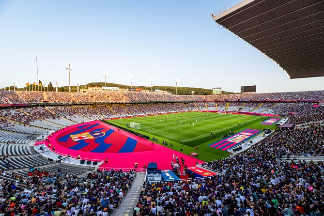 FC Barcelona Football Match at Lluis Companys Olympic Stadium - Immersive Experience