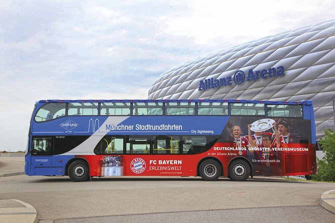 FC Bayern Munich Allianz Arena Tour and Panoramic Munich Tour - Meeting and Pickup