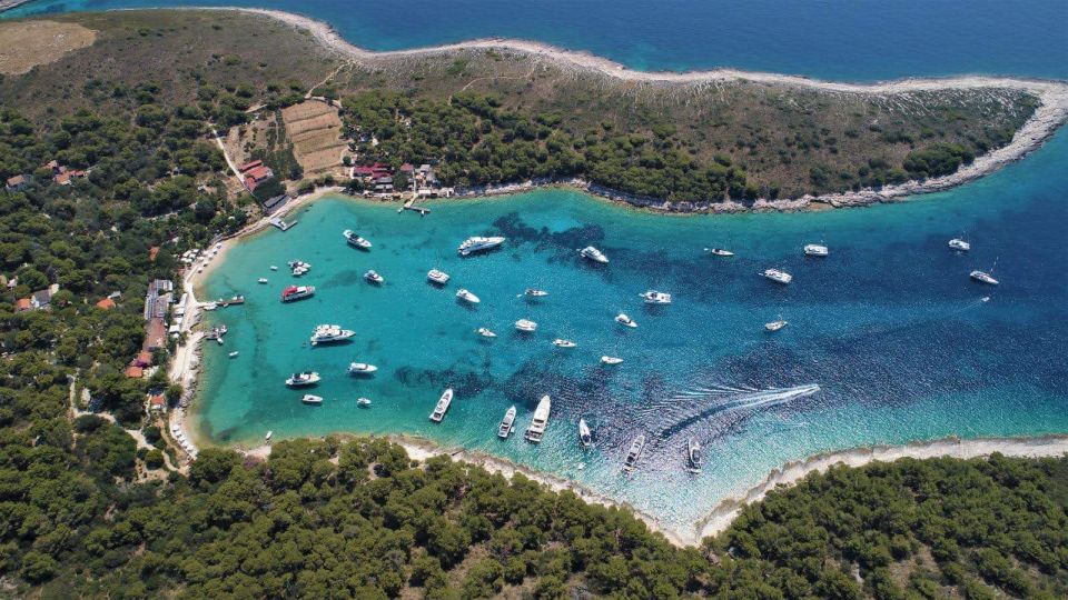 From Hvar: Blue Cave, Green Cave, and Islands Boat Tour - Green Cave