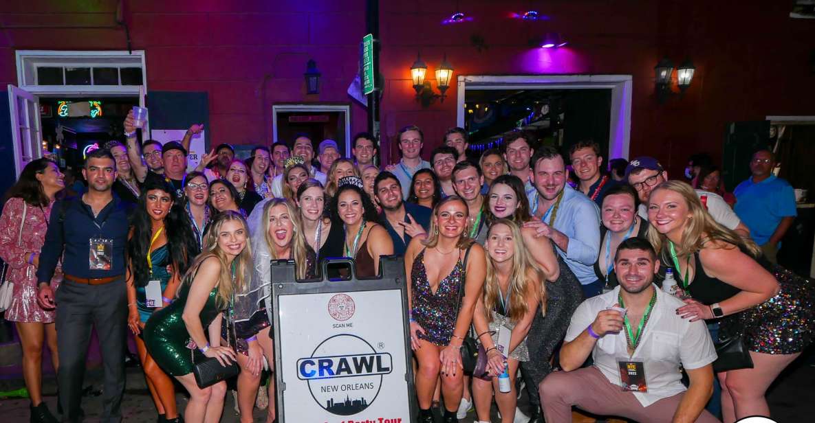 New Orleans: VIP Bar and Club Crawl Tour With Free Shots - Inclusions and Amenities