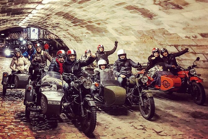 Paris Vintage Tour by Night on a Sidecar With Champagne - Inclusions