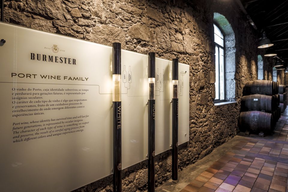 Porto: Burmester Cellar Tour With Tasting & Pairing Options - Experience Highlights