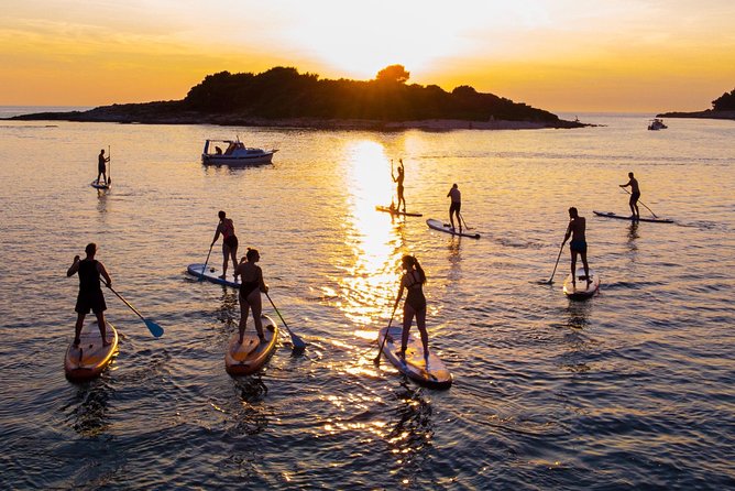 SUP Sunset Tour Around Verudela Islands - Highlights of the Adriatic Swim